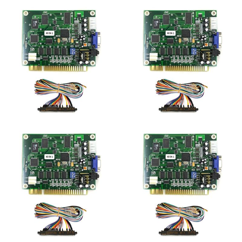 X64A-4X 60 In 1 Multicade PCB  - Usb Game Board Jamma 评论和价格